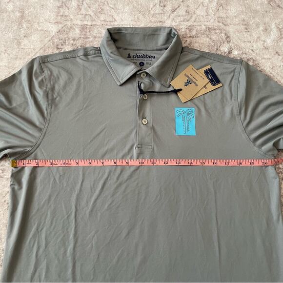 Chubbies The Retreat Performance Polo Men’s Size Small New Gray - Picture 6 of 9